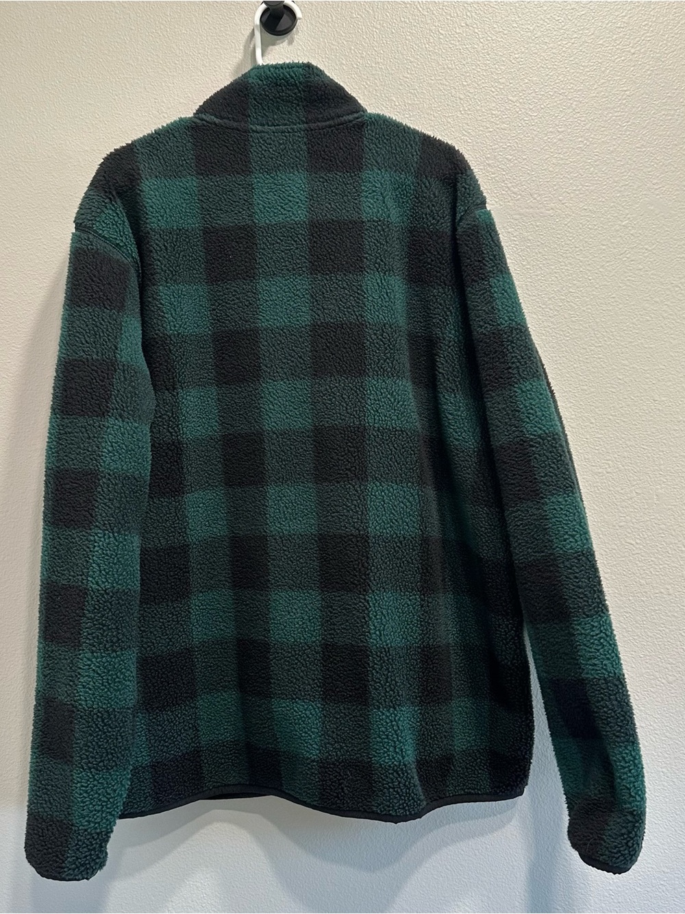 Duluth Pile Hi Fleece Full-Zip jacket,2XL,green/black - Picture 6 of 6